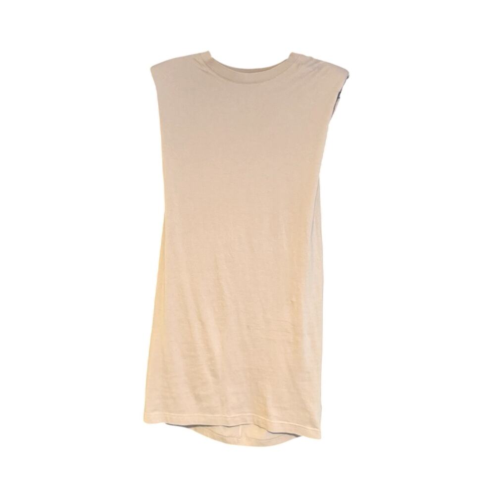 Brand New ARITZIA BABATON SHOULDER DRESS OLIVE BEIGE 2XS $60 Neutral Lagenlook - Picture 6 of 6